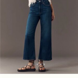 PAIGE Anessa High-Rise Crop Wide-Leg Jeans